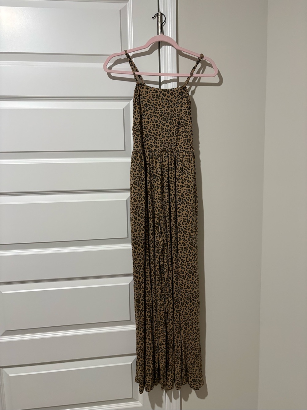 American Eagle Outfitters Leopard Print Jumpsuit in Brown